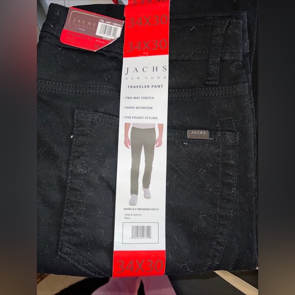 Jachs Jeans Jachs Mens New York Traveler Pant Twoway Stretch Five